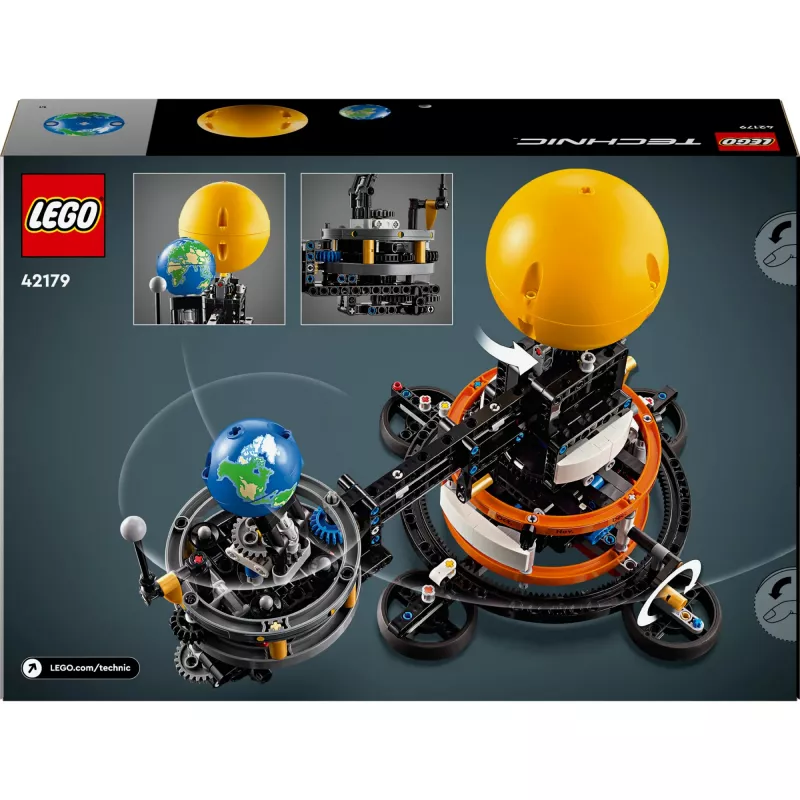 LEGO Technic Planeta Žemė ir Mėnulis Orbitoje Kosminis Žaidimų Rinkinys Vaikams Nuo 10 Metų Saulės Sistema Konstruktorius su Planetomis