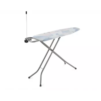 VILEDA Bravo Plus 143032 pilno dydžio lyginimo lenta – reguliuojamas aukštis 80–97 cm, plieninis tinklinis paviršius 380×1200 mm