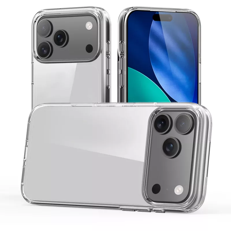 Nevox StyleShell SHOCKFlex dėklas iPhone 17 Pro, permatomas