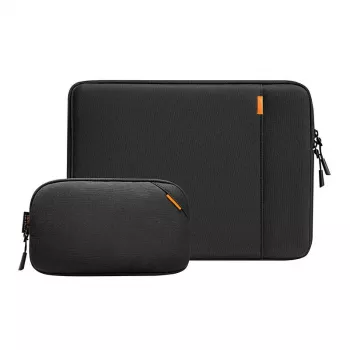 Tomtoc Defender-A13 14'' nešiojamojo kompiuterio dėklas (juodas)