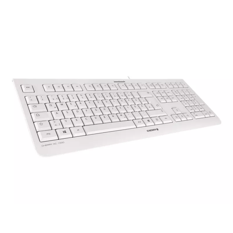 CHERRY KC 1000 klaviatūra Office USB QWERTZ Vokiška Pilka