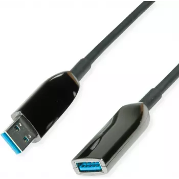 ROLINE USB laidas 12.04.1077 20 m USB 3.2 Gen 1 juodas