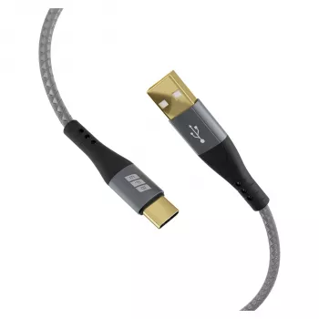 EFB Elektronik USB-A į USB-C kabelių rinkinys 60W QC 3A 3x2m - Skaitmeninis/Duomenų (USB-AC-00008)