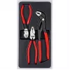 Knipex replių rinkinys „Power Pack“ – 3 poliruoti termoformuoti plastikiniai dėklai