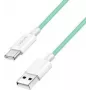 LogiLink USB 2.0 Type-C laidas C/M į A/M 60W žalias 1,5 m