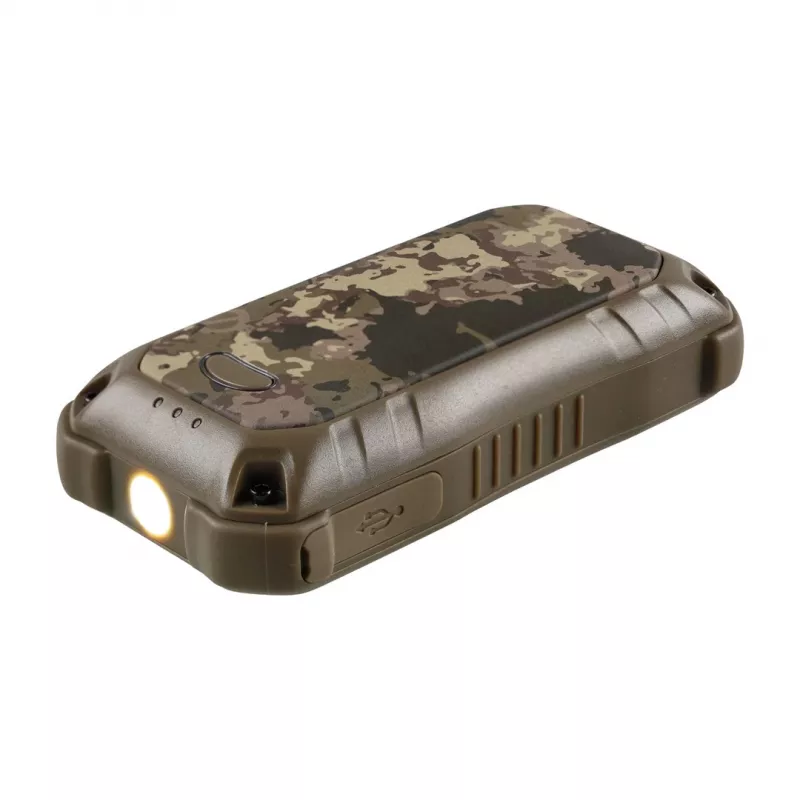 Elektrinis šildytuvas Ocoopa UT3201 Camouflage – Nešiojamas keraminis šildytuvas su 10 000 mAh power banku ir iki 18 h veikimo