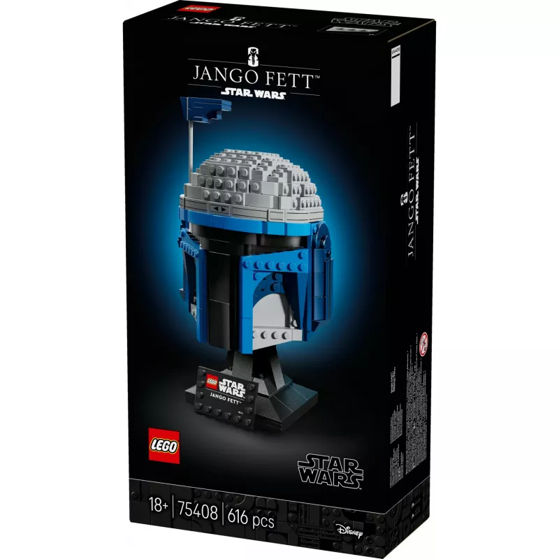 LEGO Star Wars 75408 Jango Fett šalmas, rinkinys iš 616 detalių, 18+