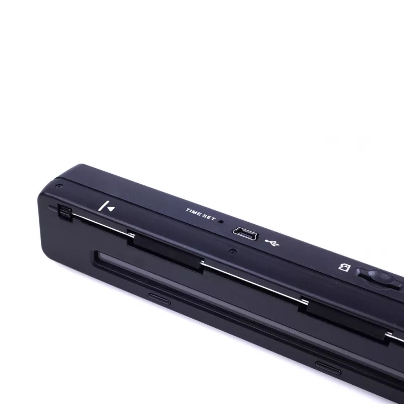 Rankinis skaitytuvas MEDIA-TECH MT4090, juodas, LED ekranas, USB 2.0, MicroSD, AAA baterija