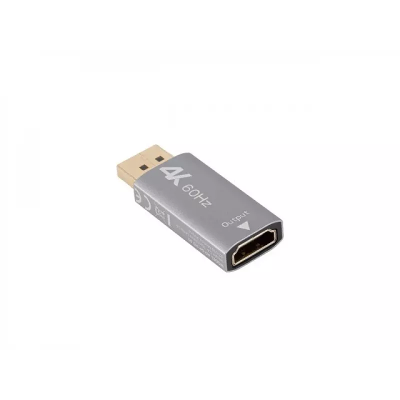 Adapteris DisplayPort (M) – HDMI (F) 4K, LANBERG AD-DP-HD-0