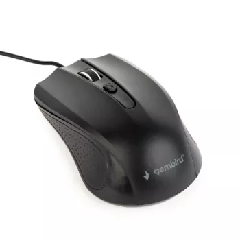 Optinė pelė, juoda, USB, 1,8 m laidas