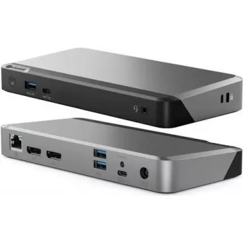 ALOGIC MX2 – USB-C dokavimo stotelė – 2 x DP – 1GbE – 135 W (DUPRMX2-100)