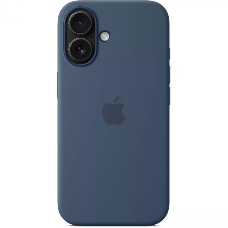 Silicone Case Apple iPhone 16 MagSafe Denim Mėlyna 6.1 colio