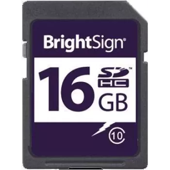 BrightSign 16GB SDHC Class 10 atminties kortelė MLC (SDHC-16C10-1)