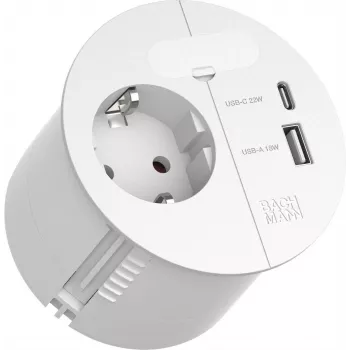 Maitinimo juosta Bachmann Loop 938.303 su 1x CEE7/3 lizdu ir 1x USB A/C 22W