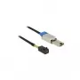 SAS kabelis DeLOCK 83620, Mini SAS SFF-8088 → Mini SAS HD SFF-8643, 1 m, 6 Gbit/s