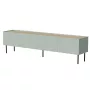 TV spintelė cama meble FELLINI 200x40x52 cm, alyvuoginis rėmas su aliejumi dengtu ąžuolo viršumi