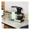 Lašelinė kavos virimo aparatas MOCCAMASTER KBG Select – 1,25 l talpa, 10 puodelių, nerūdijantis plienas, pastelinė žalia