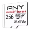 PNY microSD Express 256 GB microSDXC atminties kortelė UHS‑I Skaitymas 890 MB/s Rašymas 750 MB/s U3 V30
