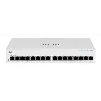 Cisco CBS110 nevaldomas L2 Gigabit Ethernet 16x RJ-45 (10/100/1000) jungiklis, 1U, 32 Gbps