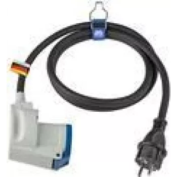 Maitinimo adapterio laidas AS Schwabe 61483 Schuko kištukas į CEE kampinę movą 230V 16A
