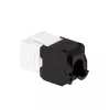 LogiLink NK4066 Keystone modulis, plokščias, juodas/baltas, RJ45