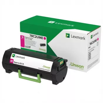 Lexmark 78C2UME Tonerio rinkinys purpurinis Ultra High-Capacity Contract 7000 lapų