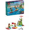 LEGO Friends paplūdimio vandens paspirtukas gelbėtojų rinkinys 5+ metų mergaitėms, berniukams ir vaikams su 2 mini lėlytėmis ir delfino figūrėle