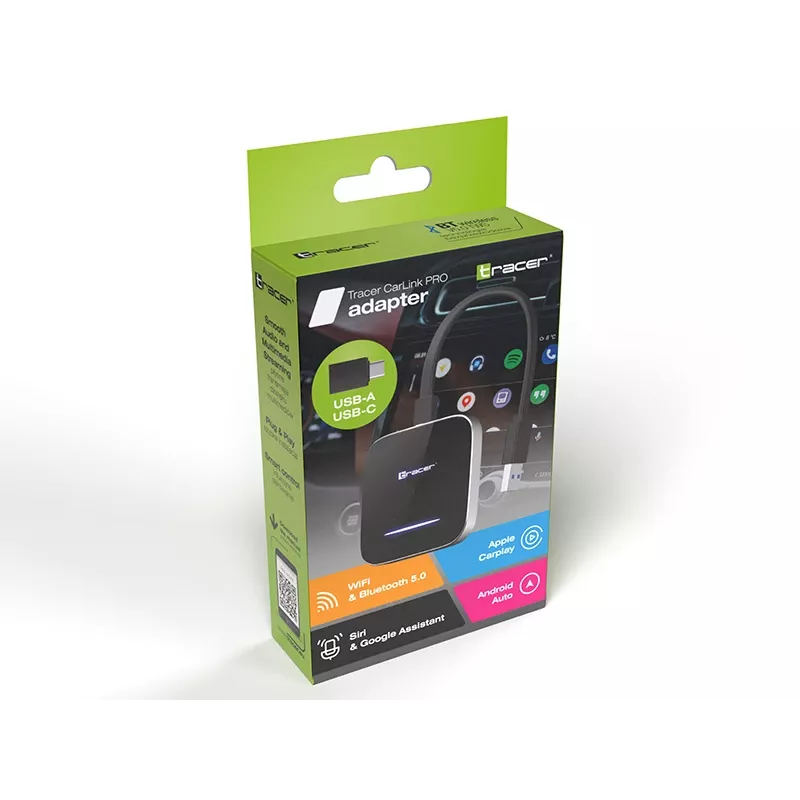 Adapteris CarPlay Android Auto CarLink Pro