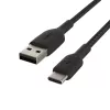 Pintas laidas USB-C į USB-A 2 m juodas Belkin