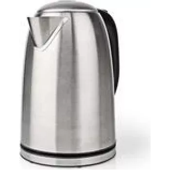 Nedis KAWK350EAL virdulys - 1,7 l - 2200 W - juodas, sidabrinis, nerūdijantis plienas - vandens lygio indikatorius - filtras