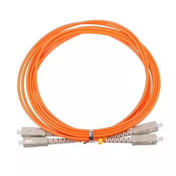 Extralink EX.3692 1 m FTTH OM2 SC-SC pilno duplekso šviesolaidinis laidas, raudonas