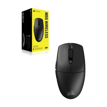 Pelė CORSAIR M55 WIRELESS belaidė optinė RF, Bluetooth, USB Type-A