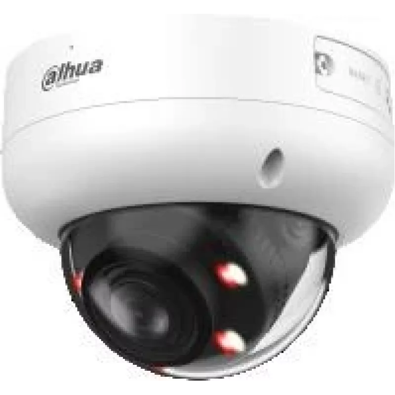 Dahua WizSense kupolinė IP stebėjimo kamera DH-IPC-HDBW3849R-ZAS-IL-27135 — 3840×2160, 30 kadrų/s, lubinė, laidinė, balta