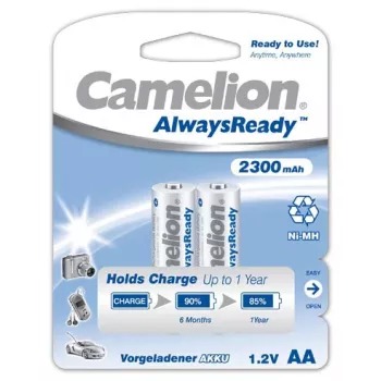 Įkraunama baterija Camelion NH-AA2300ARBP2, AA, NiMH, 2300 mAh, 2 vnt.