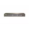 Nevaldomas jungiklis TENDA TEG1024D 24 prievadų Gigabit Ethernet, 48 Gbps, 8000 MAC lentelė, mėlynas