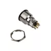 Momentinis jungiklis DimasTech PD211 22 mm Silverline Dot RGB – vandalams atsparus skydelio valdiklis