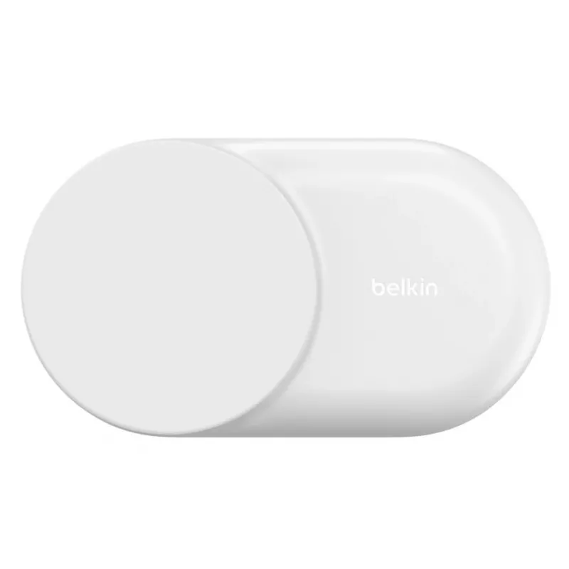 Vidinis belaidis įkroviklis Belkin UltraCharge 25W Qi2 3in1 Magnetinis apvalus baltas EU