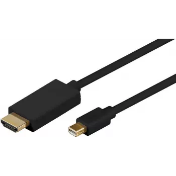 Microconnect MDPHDMI5B vaizdo kabelio adapteris 5 m Mini DisplayPort → HDMI A tipo (standartinis) juodas