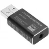 Vidinis USB Type-A – 3,5 mm DAC adapteris Sharkoon DAC Pro S – 2 V išvestis, juodas, kompaktiškas (42×17,3×9,7 mm)