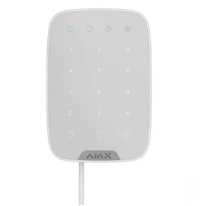 Ajax Superior KeyPad Fibra laidinis jutiklinis klaviatūros pultas, juodas, 103×19×150 mm