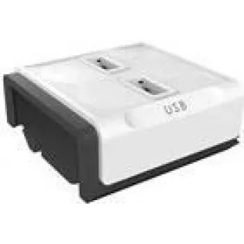 USB įkrovimo modulis Allocacoc PowerStrip 10096/MDUSB2 — 2 USB prievadai, 2,4 A