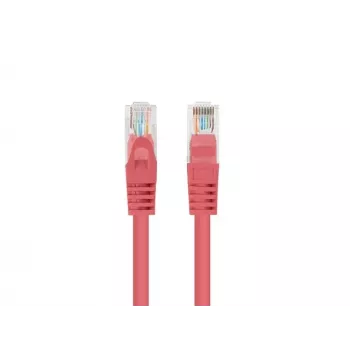 Fluke Passed Lanberg patchcord Cat.6 UTP 1,5 m raudonas 10 vnt. pakuotė