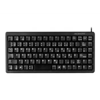 CHERRY Compact G84-4100LCADE-2, kompaktiška klaviatūra, USB + PS/2, QWERTY, juoda