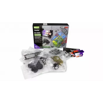 Radijo bangomis valdomas lenktyninis bugis Amewi CoolRC DIY Race Buggy 2WD 1:18