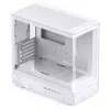 Jonsbo D200 baltas mATX mid-tower korpusas su grūdintu stiklu ir Mini Temp ekranu