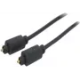 shiverpeaks 1,5 m Toslink – Toslink – TOSLINK – Kištukas – TOSLINK – Kištukas – Auksas – Juoda (BS69004-1,5)