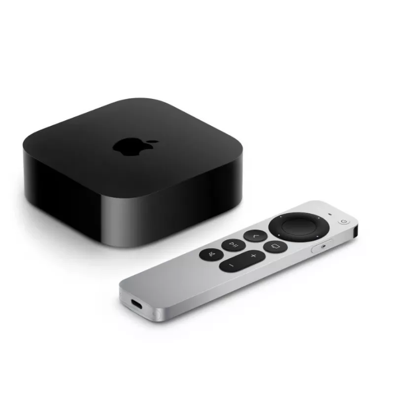 Apple TV 4K juoda sidabrinė 128 GB Wi-Fi Ethernet A15 procesorius