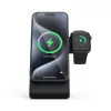 Vidaus belaidis įkroviklis laikrodžiui Crong CRG-MSPS-BLK, juodas, Lightning/USB