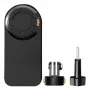 Kuprinės laikiklis Puluz PU1055B sportinėms kameroms – suderinamas su Osmo Action 5, Pro Insta360, Ace Pro 2 – juodas