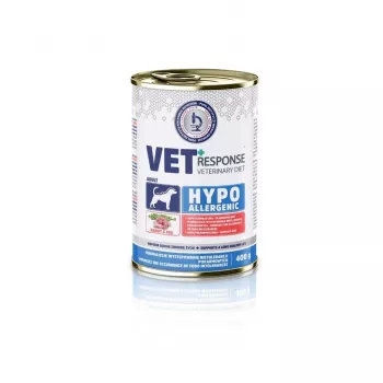 VET RESPONSE Hypoallergenic Rabbit šlapias šunų ėdalas 400g